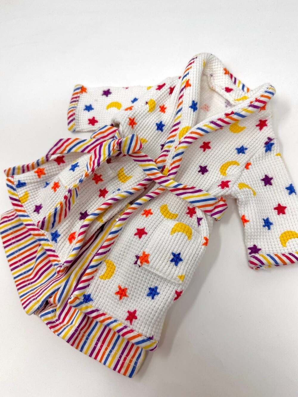 Stars & Stripes American Girl doll bath robe & shorts pajamas set vintage AG GOT